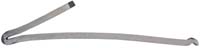 Mainspring, tempered steel, inverted